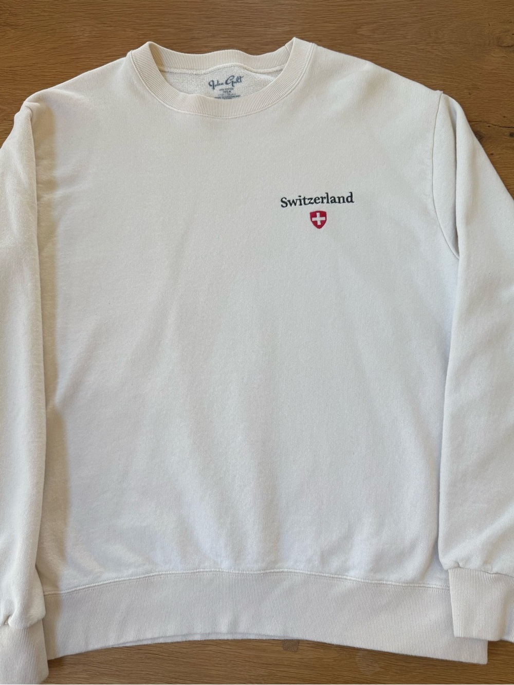 Brandy Melville Switzerland Cream Knit Sweater